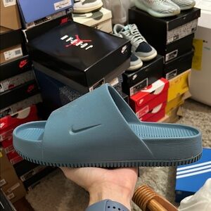 Nike calm slide new “geode teal” sz 11